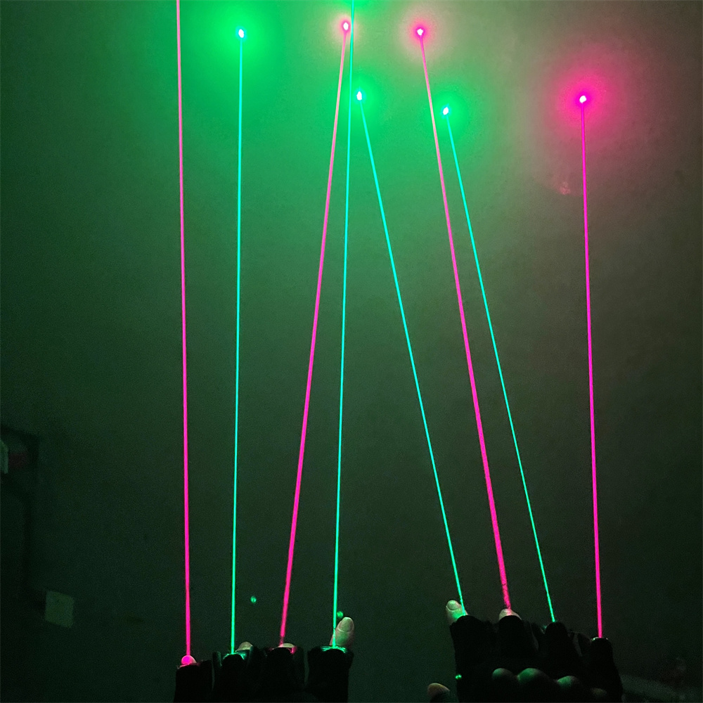 Led Gloves Music - Magicool RG 4 Lasers Gloves Glasses