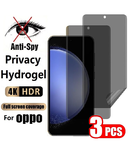 Oppo A78 - 3 szt. Folia hydrożelowa chroniąca prywatność