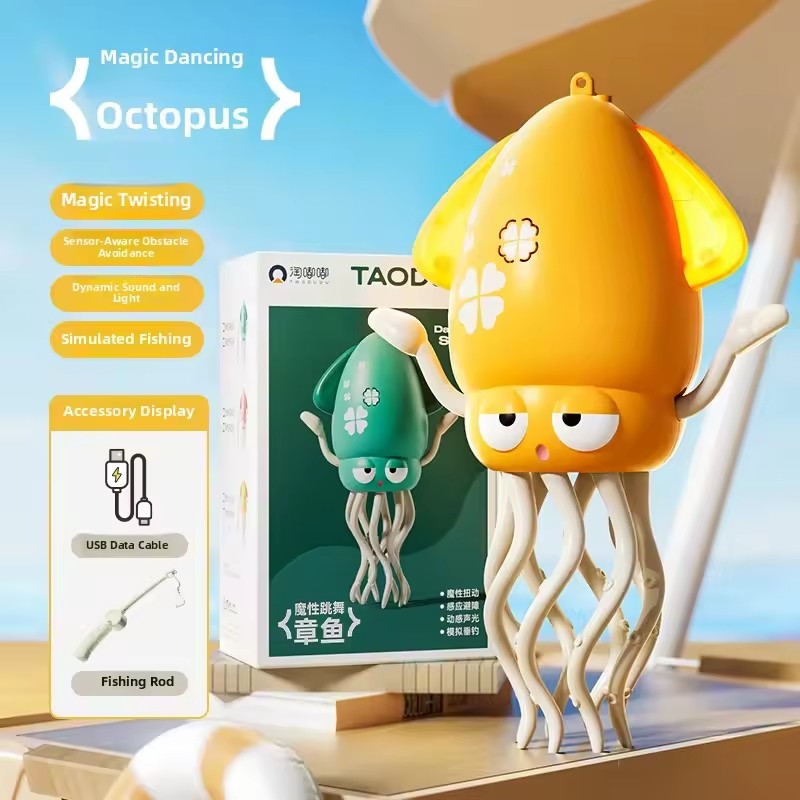 Electronics Gadgets To Gift - Inteligentny tańczący robot ośmiornica - zabawka