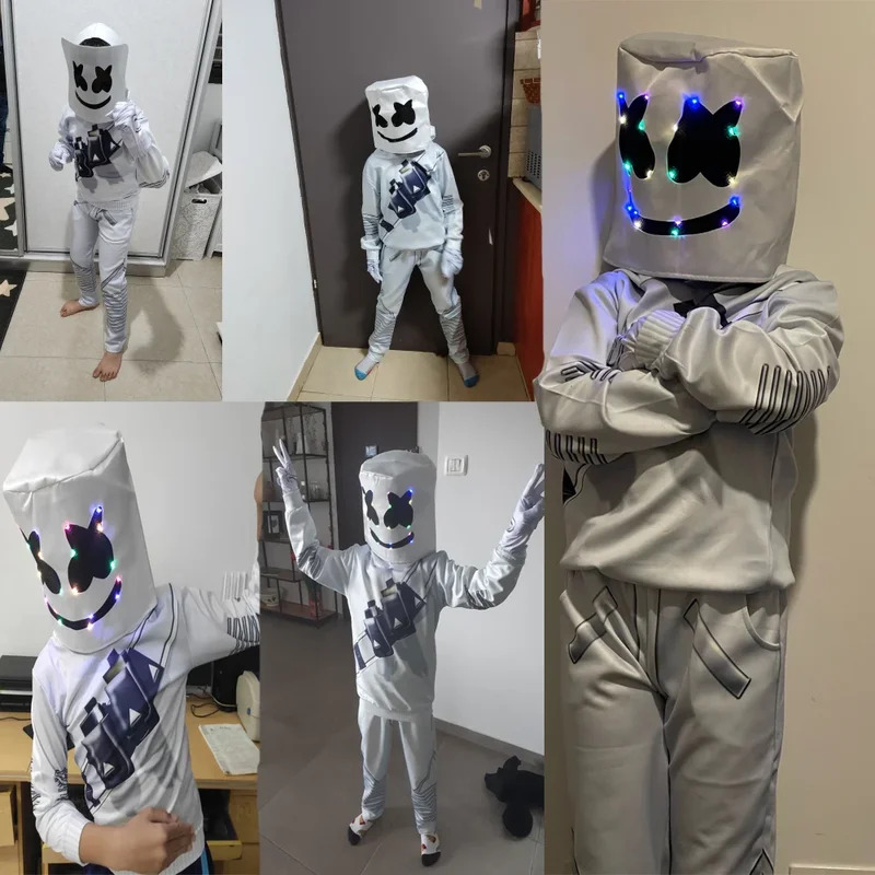 Led Gloves Music - l2025l Nowy Strój Cosplay na Halloween