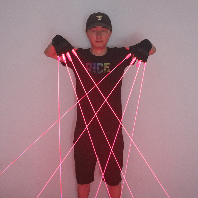 650nm czerwone rękawiczki lase – Led Gloves Music recenzja i cena