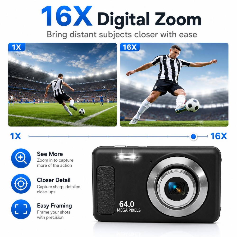 Przenośna kamera cyfrowa 4K Ul – Electronics Gadgets For Home recenzja i cena