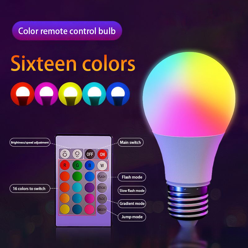 Żarówka LED E27 220V 16 Koloró – Electronics Gadgets For Home recenzja i cena