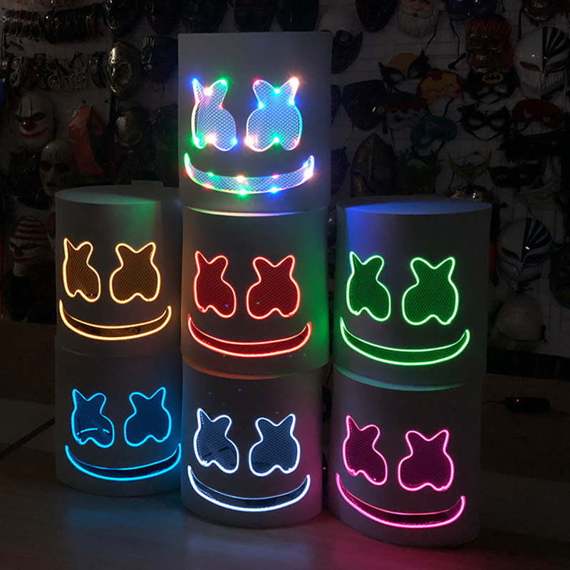 Maska LED i rękawice DJ Marshm – Led Gloves Music recenzja i cena