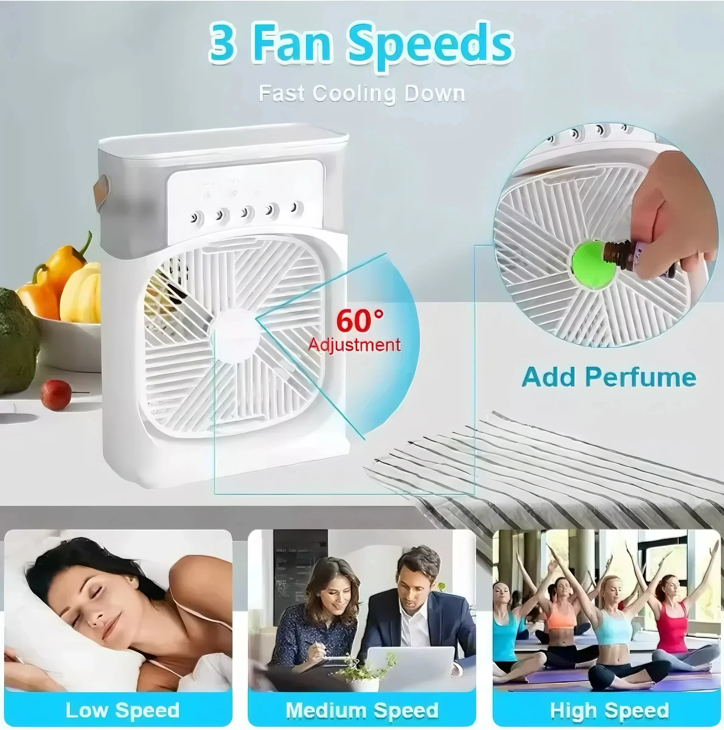 Wentylator 3 w 1 Przenośny Naw – Electronics Gadgets For Home recenzja i cena